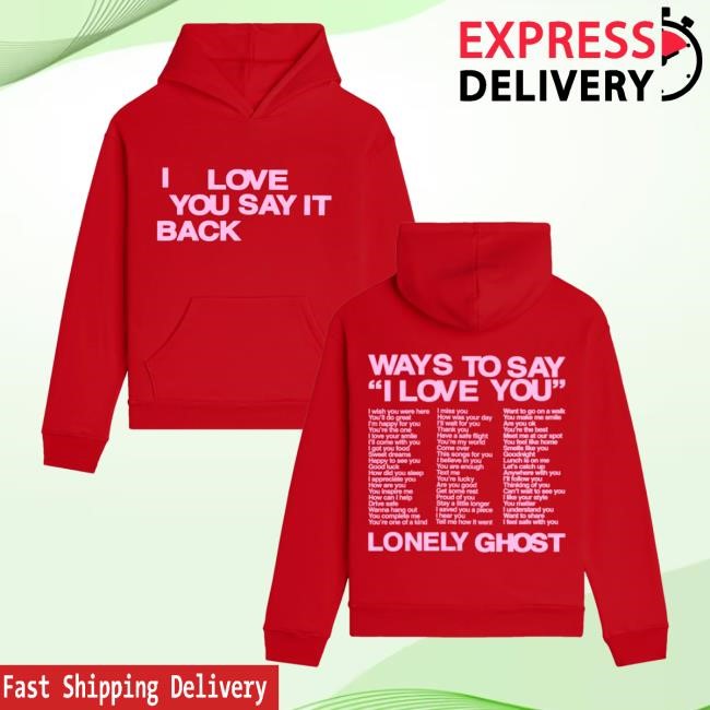 Lonely Ghost Merch Store Ways To Say Ily Crewneck Sweatshirt