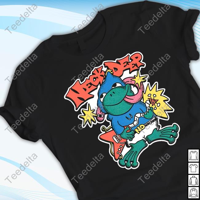 Neck Deep Store Frog Neck Deer Hooded Sweatshirt