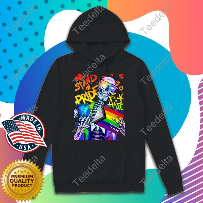 Official Gh0st Arcade We Stand In Pride Shirt