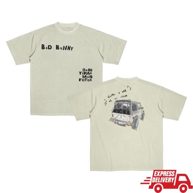 Bad Bunny Official Merch Debi Tirar Mas Fotos Vamos A Ver Si Es Velda Basketball Jersey