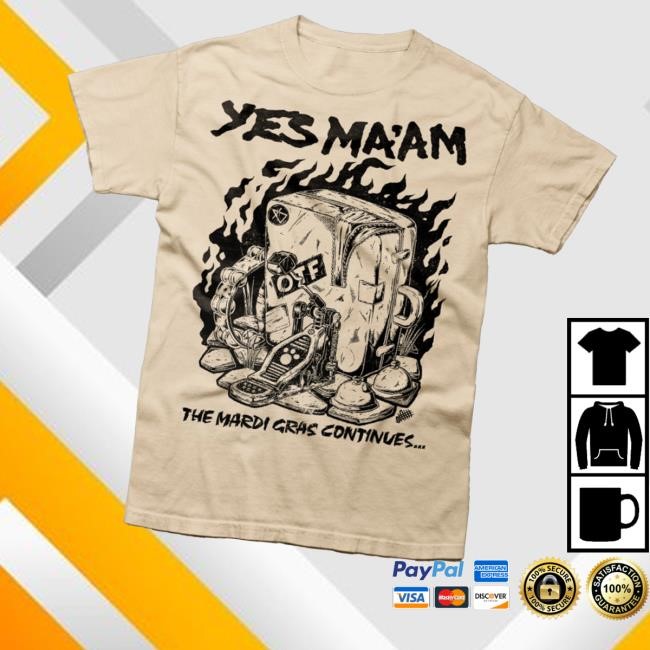 Flailrecords Merch Store Shop Yes Ma'am Mardi Gras Classic Shirt