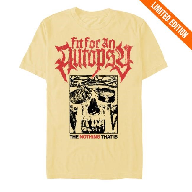 Impericon Merch Store Shop Fit For An Autopsy Halo Yellow Haze Shirts
