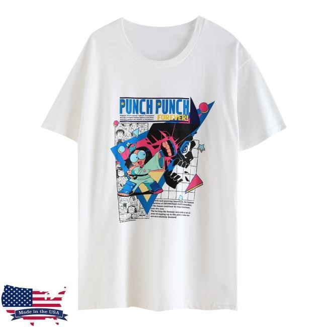 Plushiyo Merch Shop Store Official By Speedoru Gogo Punch Shirt Plushiyo Merch Shop Store Official By Speedoru Gogo Punch Long Sleeve Shirt