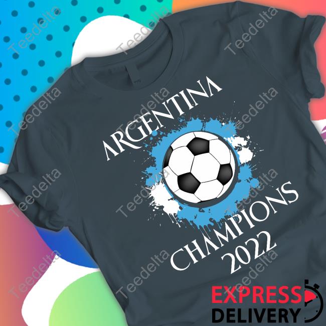 Argentina Fifa World Cup 2022 Champions Shirt