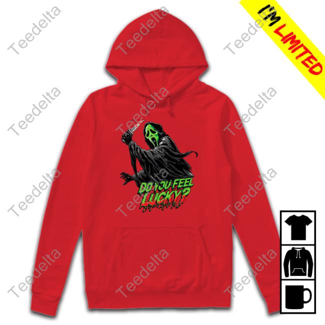 Cavitycolors Ghostface Do You Feel Lucky T-Shirt