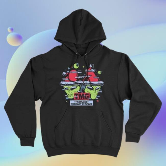 Official Tmg Studios Merch Store Biggest Podcast In Space Holiday T Shirt