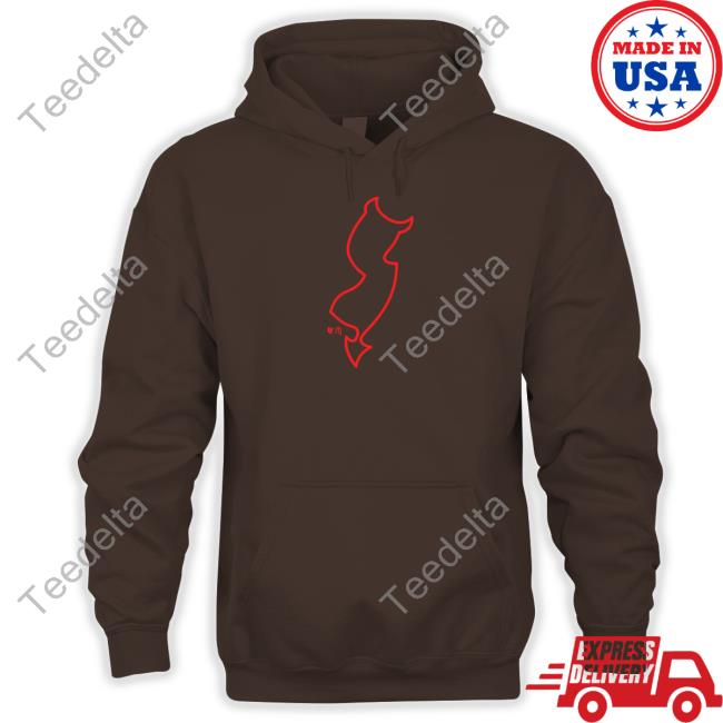New Jersey Neon Tail Tee New Jersey Neon Tail Tee Shirt Athlete Logos