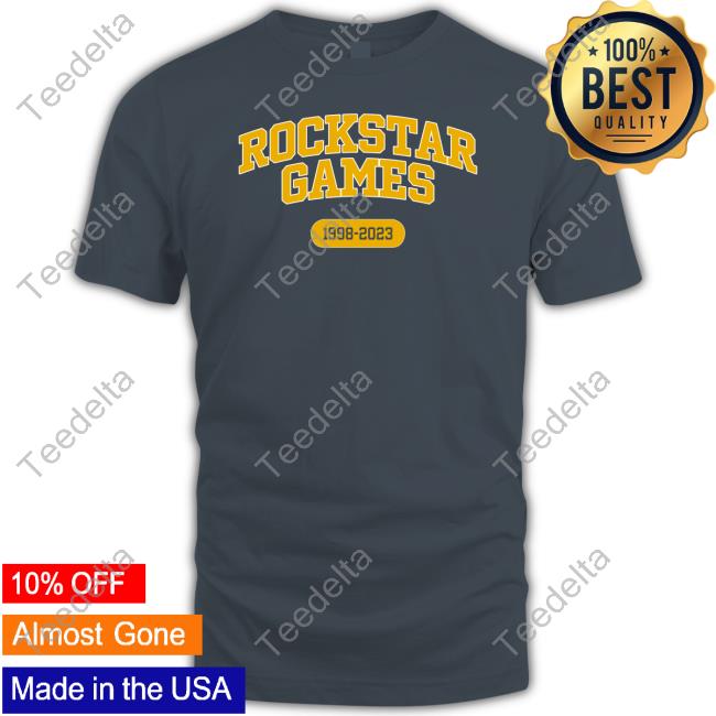 Rockstar Games 1998 2023 T Shirt Rockstar Games 1998 2023 Long Sleeve Tee Shirt