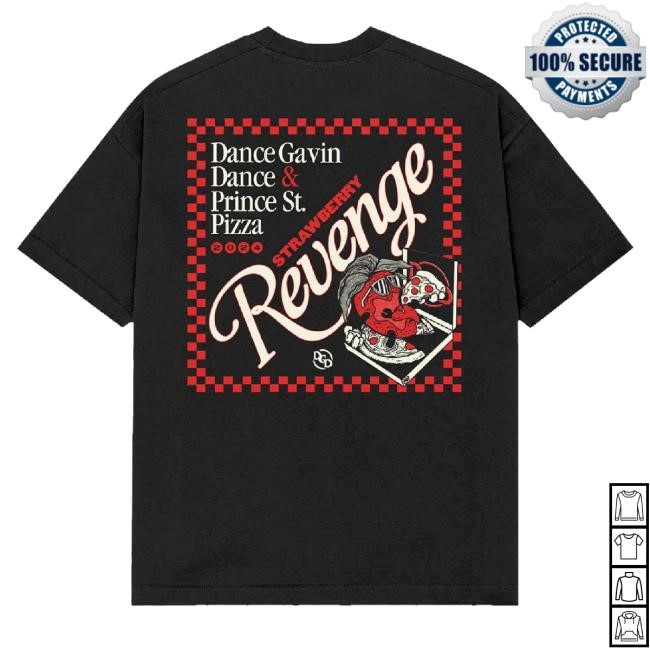 Trending Dance Gavin Dance Merch Strawberry Revenge Black Shirt