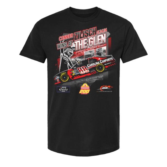 Shop Jrnation Connor Zilisch #88 2024 Watkins Glen Race Win Hoodie
