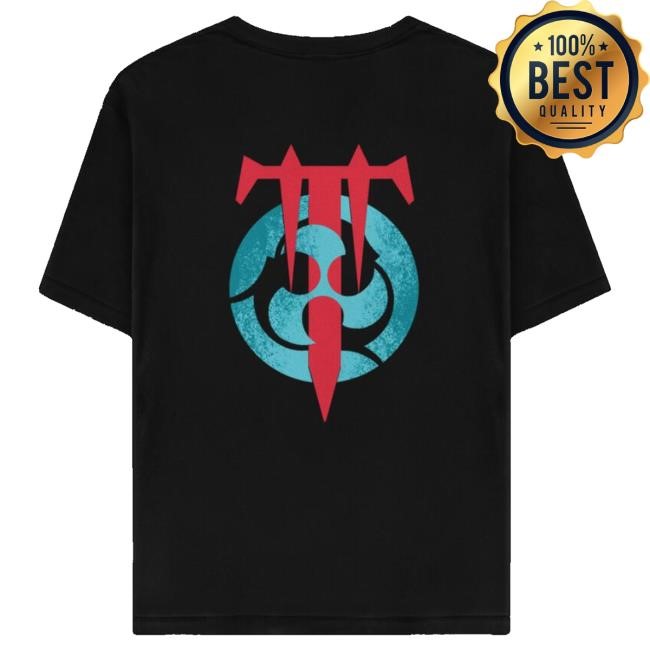 Trivium Merch Skeleton Emblem Hooded Sweatshirt