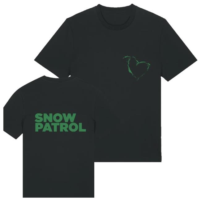 Shop Uk Snow Patrol Merch Store Black The Forest Is The Path Logo Long Sleeve Shirt
