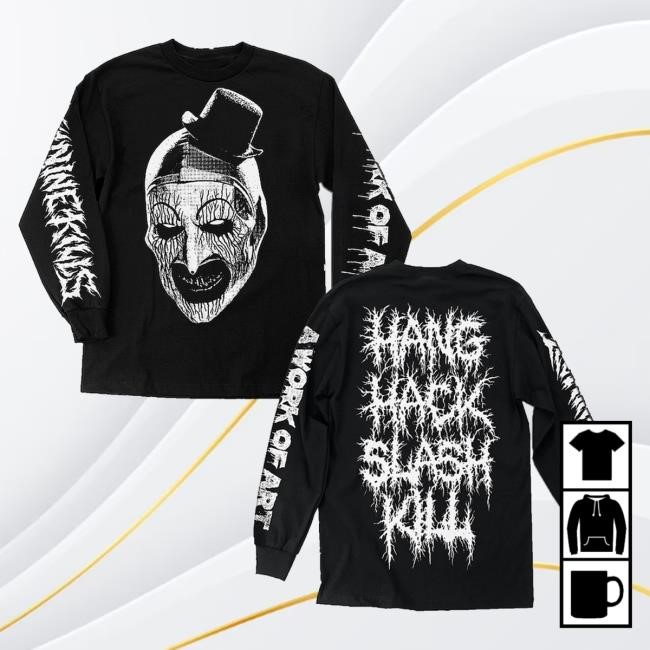 Official Ice Nine Kills Merch Store Corpse Paint Long Sleeve Hooded Sweatshirt