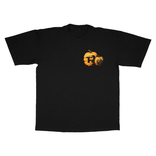 Fuerza Regida Merch Store Shop Pumpkin Black Zip Up Hoodie