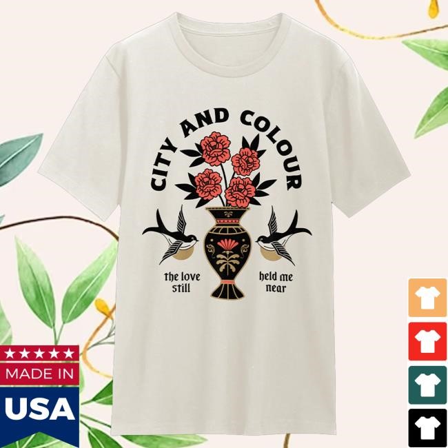 City And Colour Merch Store Flower Vase 2024 Usa Oct Nov Tour Crewneck Sweatshirt