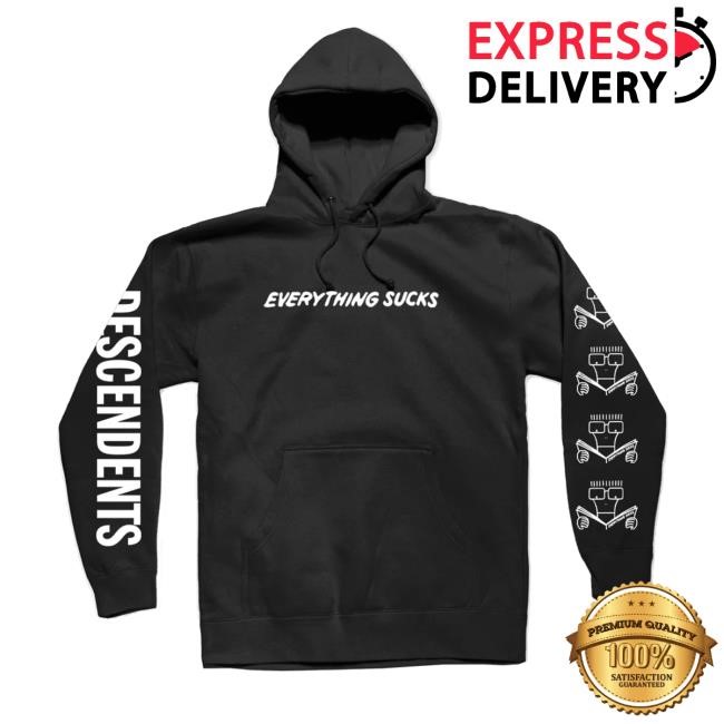 Official Descendents Merch Everything Sucks Pullover Hoodie (Black) t-shirt, hoodie, tank top, sweater and long sleeve t-shirt