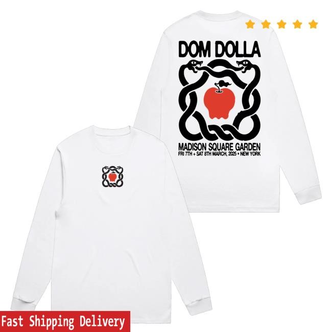 Official Dom Dolla Merch Msg Snake Zip Hoodie