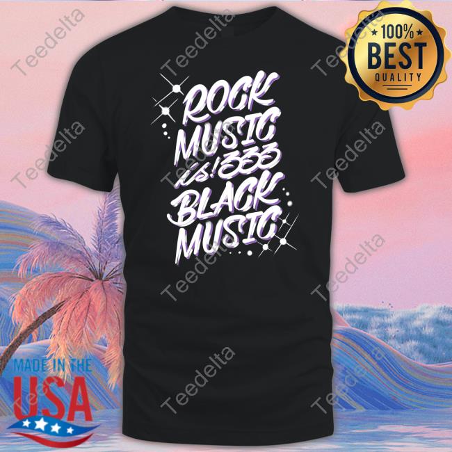 Rock Music Is 333 Black Music Sweatshirt