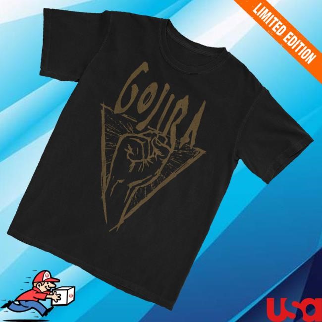 Official Gojira Merch Power Glove Shirts