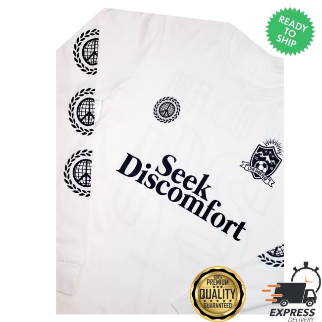 Seek Discomfort Merch Love Over Fear F.C. Long Sleeve Shirts