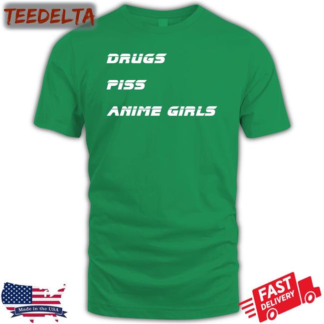 Drugs Piss Anime Girls Long Sleeve T Shirt
