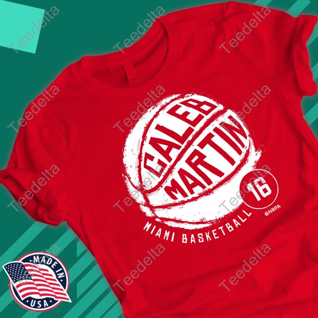 Caleb Martin Miami Basketball Tee Shirt
