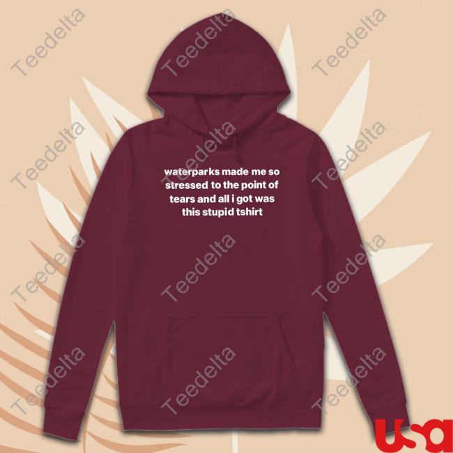 Camrynrb Waterparks Made Me So Stressed To The Point Of Tears And All I Got Was This Stupid Tshirt Hooded Sweatshirt