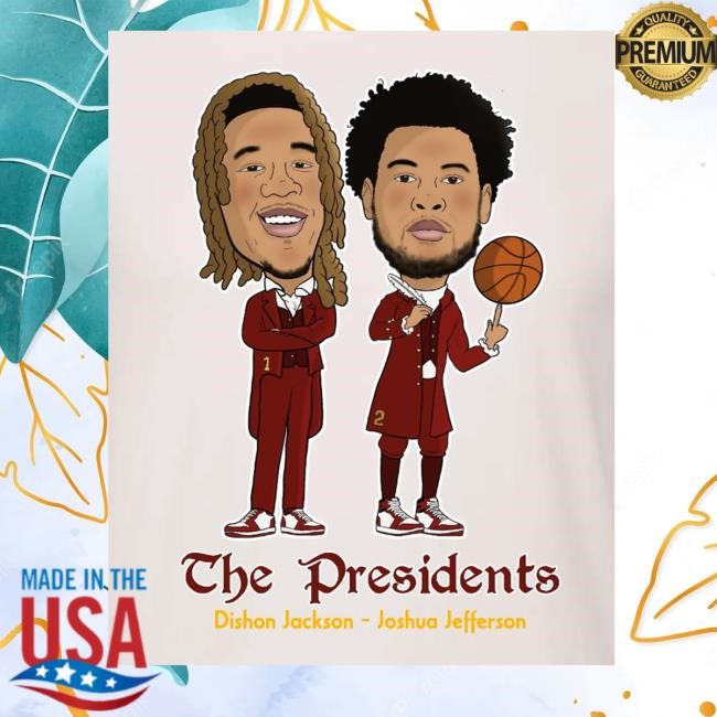 The Presidents - Dishon Jackson And Joshua Jefferson Hooded Sweatshirt Cyclone Fanatic Shop