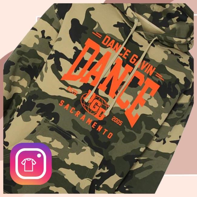 Dance Gavin Dance Merch Store Hardcore - Army Camo Pullover Shirts