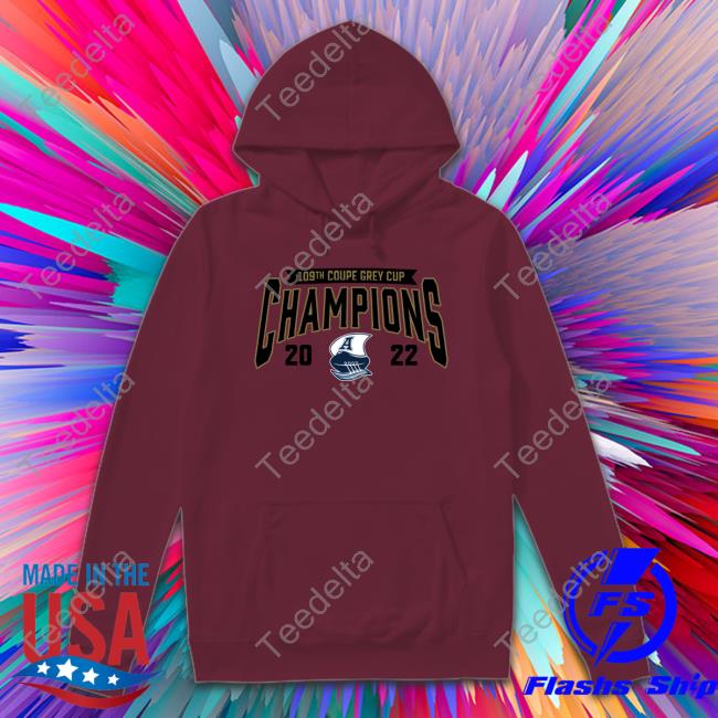 Realsports Shop109th Coupe Grey Cup Champions Sweatshirt