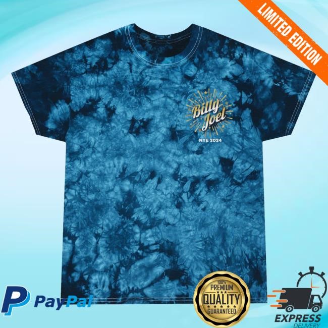 Billy Joel Shop Billy Joel 12-31-24 Nye Belmont Park, Ny Event Tie Dye Shirt