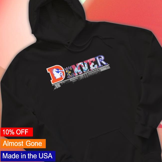 Denver Football Logo Reflection Water City Shirt Denver Football Logo Reflection Water City Shirt