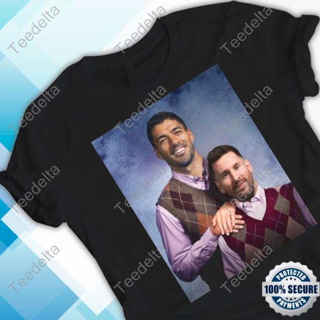 Battered Fans Step Brothers Messi & Suarez T Shirt