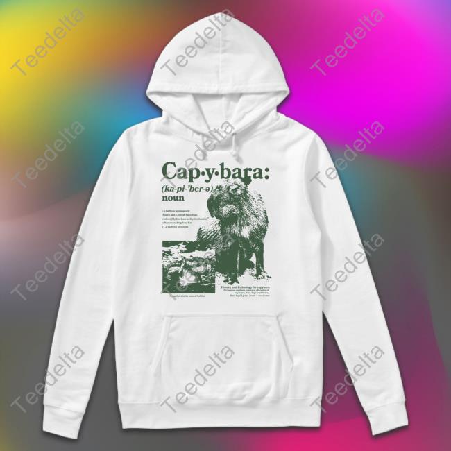 Capybaraman Shop Capybara Defined Shirt