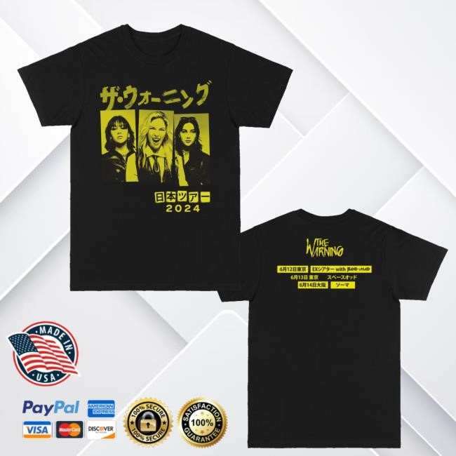 The Warning Band Merch Shop Store Official Japan 2024 Official Tour Tank Top