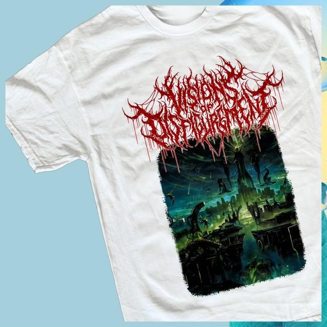 Reality Fade Visions Of Disfigurement 'Vile Mutation' White Hoodie