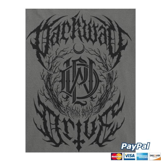 Official Parkway Drive Merch Metal Crest Long Sleeve (Pepper) Hoodie