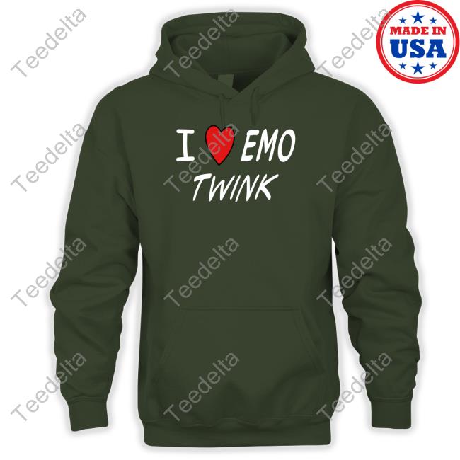 I Heart Emo Twink Shirt I Love Emo Twink T-Shirt