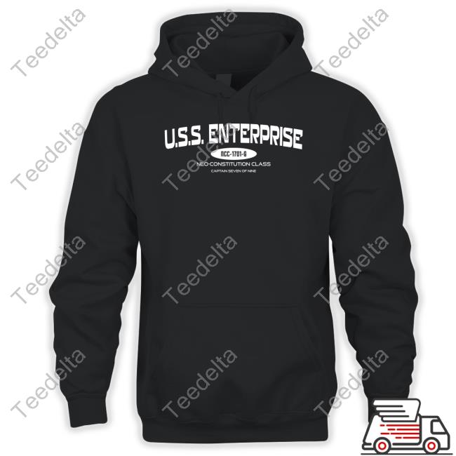Official U.S.S. Enterprise Ncc-1701-G Neo-Constitution Class Captain Seven Of Nine Tee