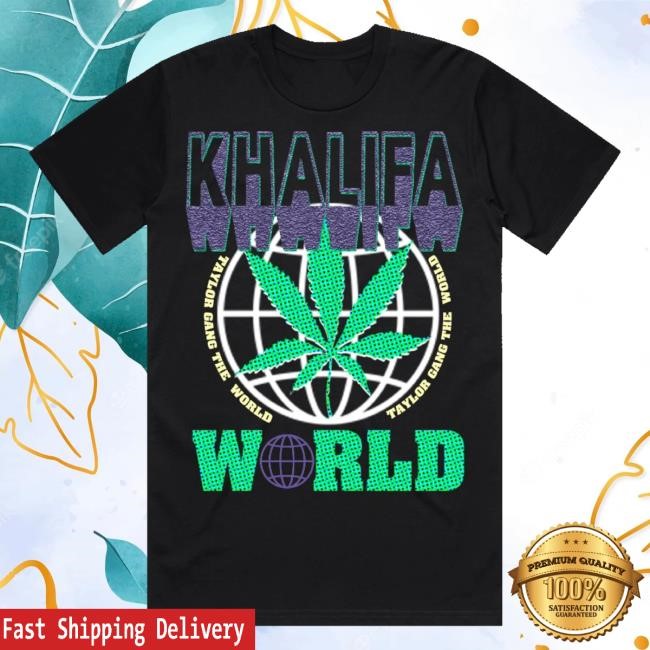 Wiz Khalifa Merch Store Khalifa The World Hooded Sweatshirt