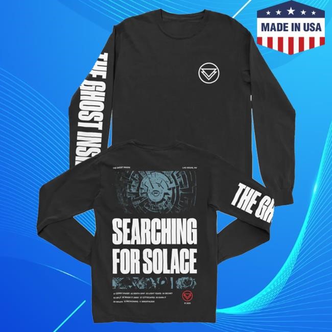 The Ghost Inside Merch Tracklist Long Sleeve Tee (Black) Shirts