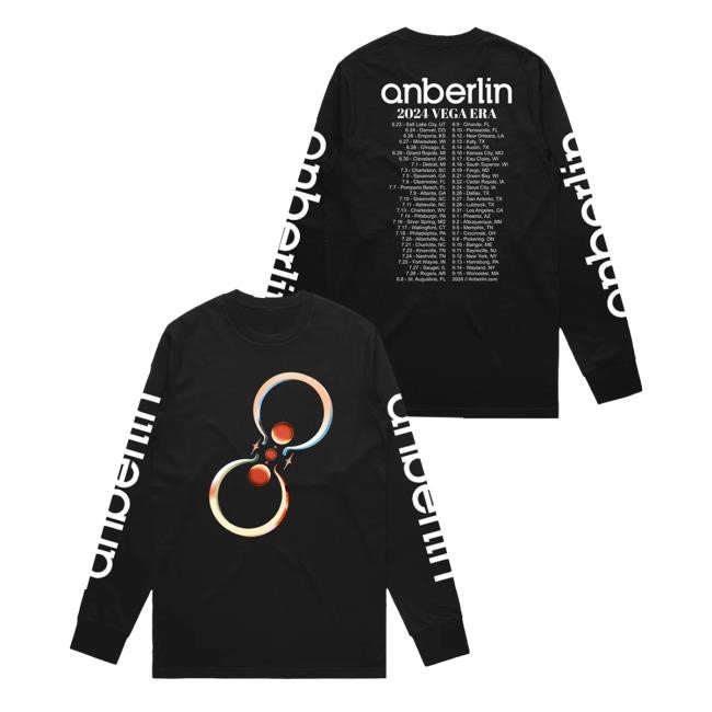 Anberlin Merch Anberlin Vega 2024 Tour T Shirt
