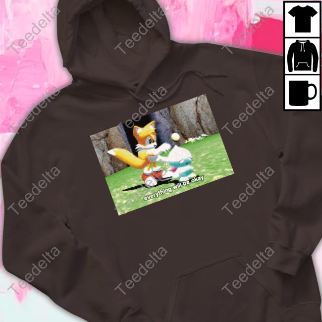 Mamono World Store Tails Chao Everything Will Be Okay T-Shirt