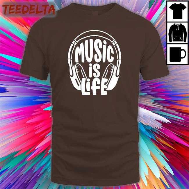 Power In Black Store Music Is Life Tee