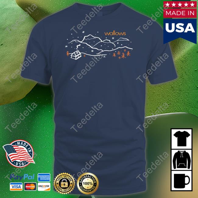 Wallowsmusic Store Wallows Winter Scene Tee Shirt Winter Scene Wallowsmusic Shirt