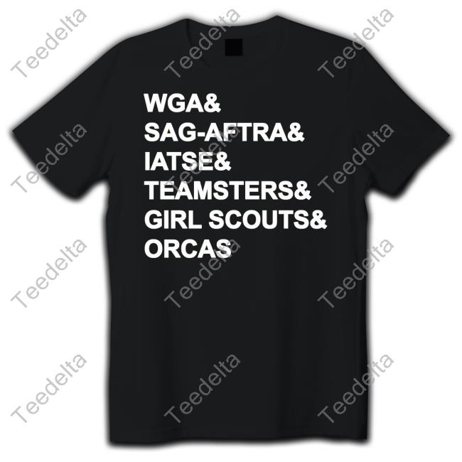 Power2performers Wga Sag Aftra Iatse Teamsters Girl Scouts Orcas Hoodie