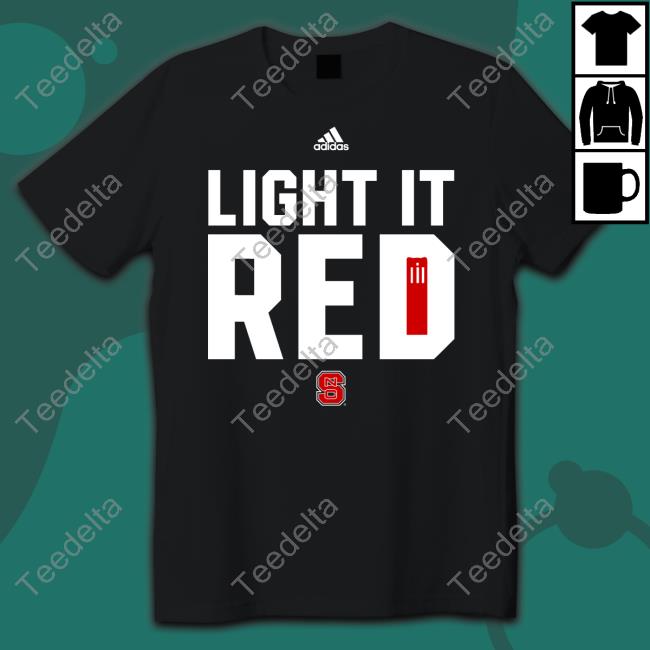 Dave Doeren Wearing Light It Red Long Sleeve T Shirt North Carolina State