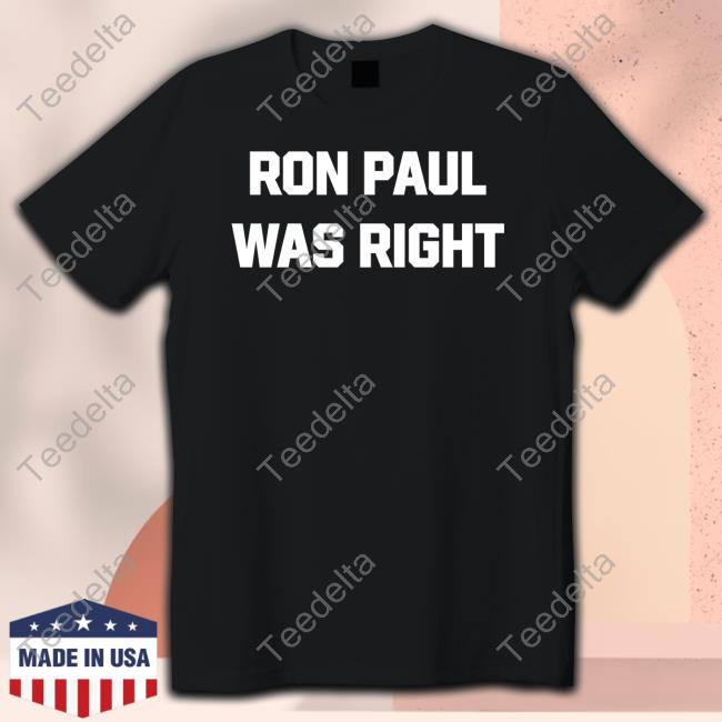Dave Smith Ron Paul Was Right Hoodie