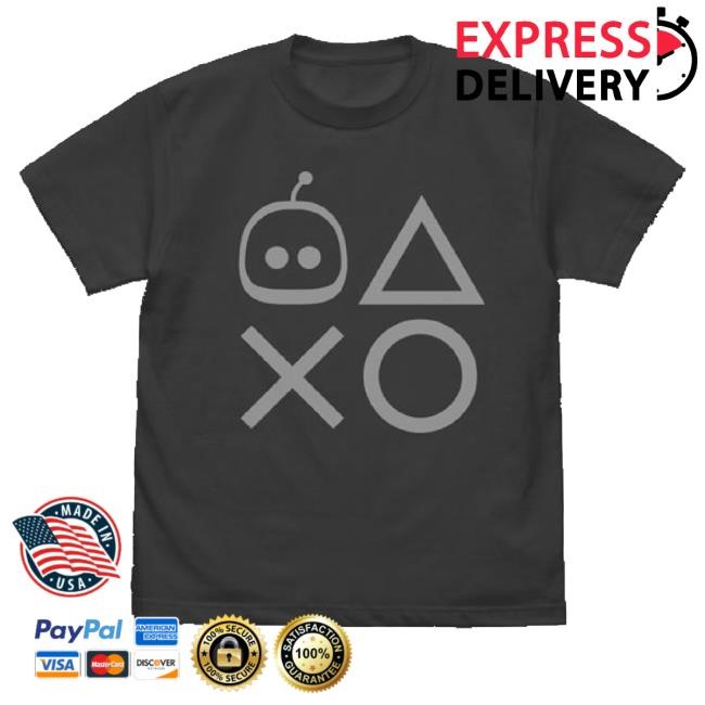 Astro Bot Merch Astro Bot Astro Playstayion Shapes Shirt