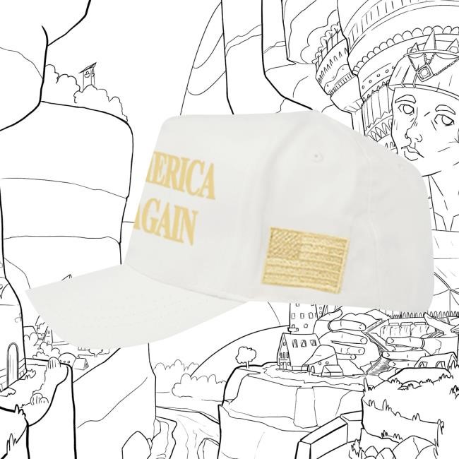 Make America Great Again Maga 2024 White Bucket Hat